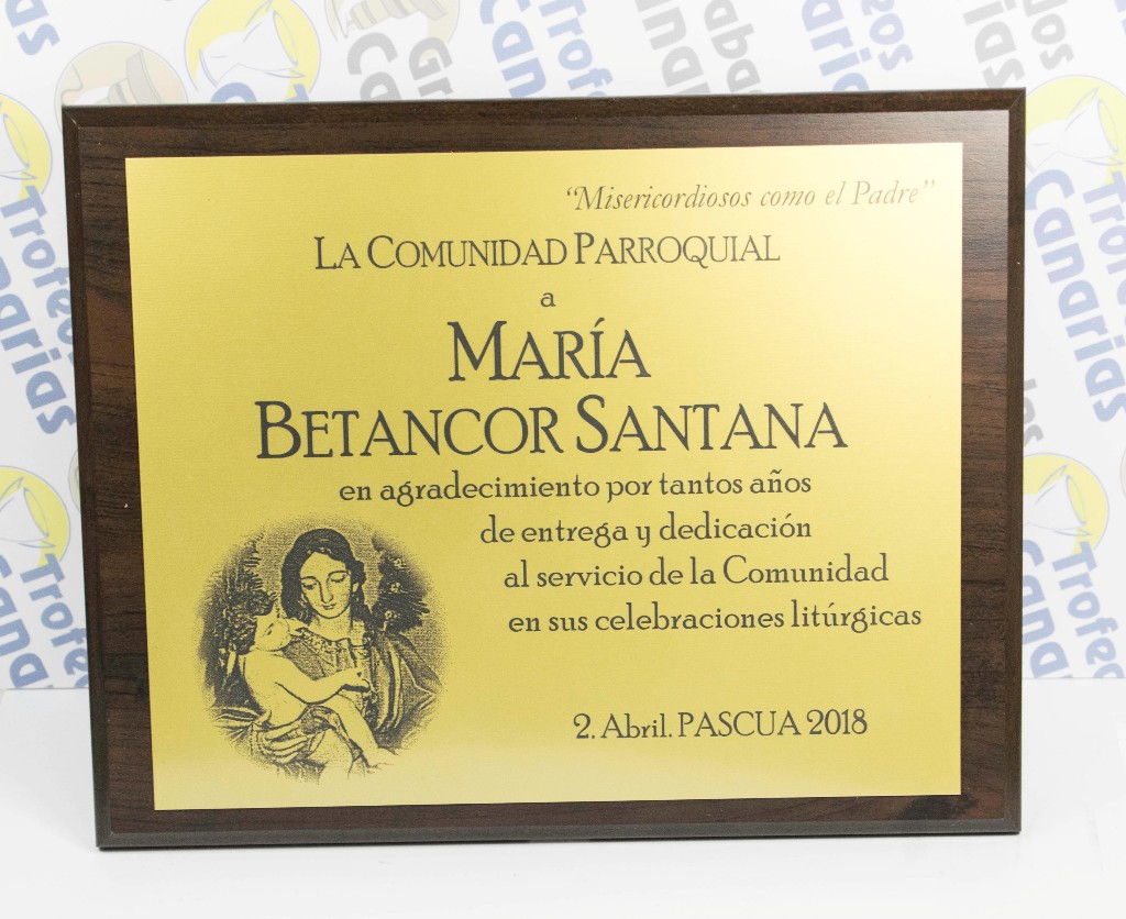 Placas Conmemorativas - Placas Homenaje - Placas Trofeos